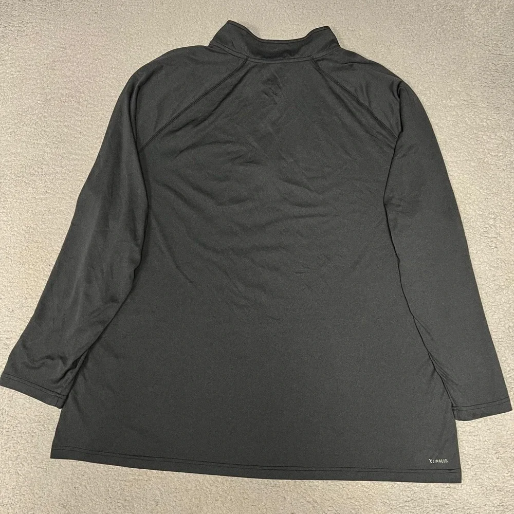 adidas New York Rangers Ultimate Shirt Men 3XLT XXXL Tall Gray Climalite 1/4 Zip